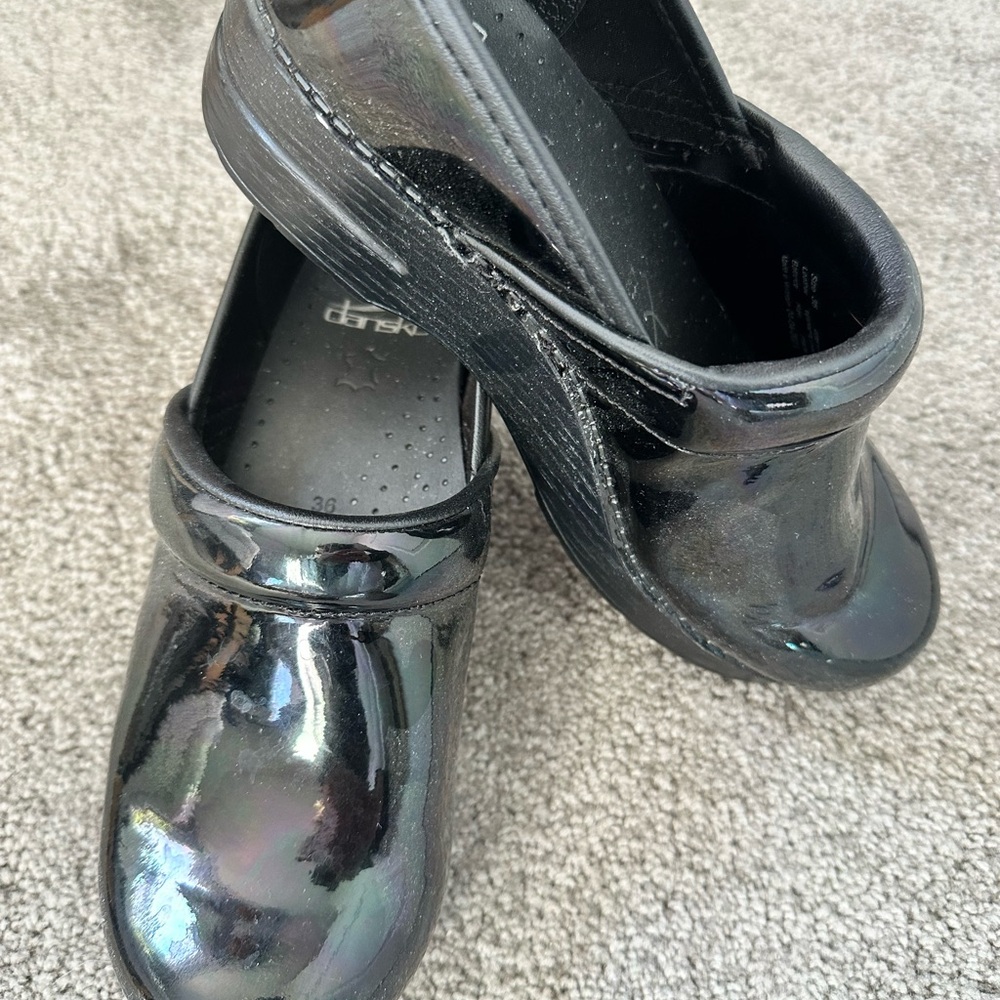 Dansko Black Clogs women size 36 6